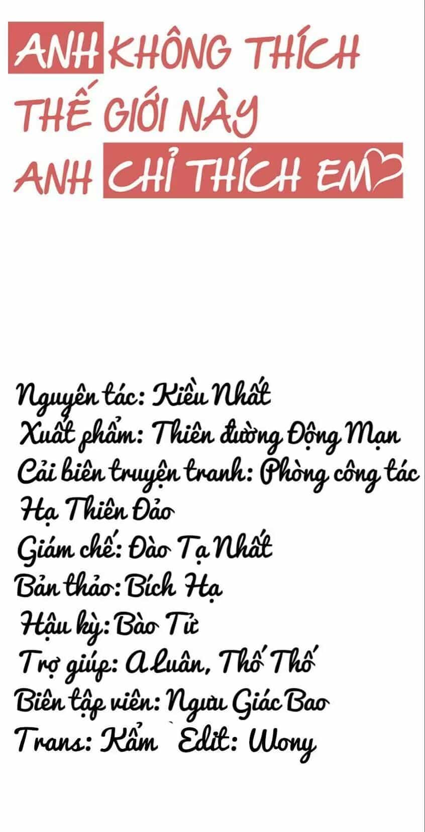 Anh Không Thích Thế Giới Này, Anh Chỉ Thích Em - Chương 46 - ảnh 7