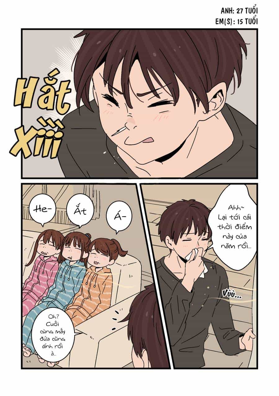 Anh Trai Cùng 3 Cô Em Gái Sinh Ba - Chương 13 - ảnh 3