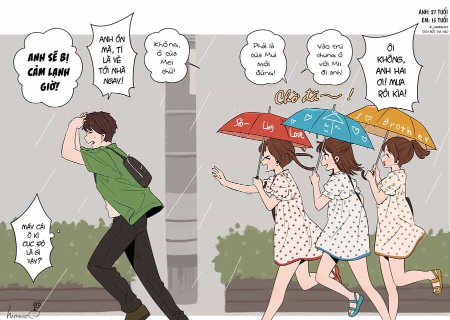 Anh Trai Cùng 3 Cô Em Gái Sinh Ba - Chương 15 - ảnh 2
