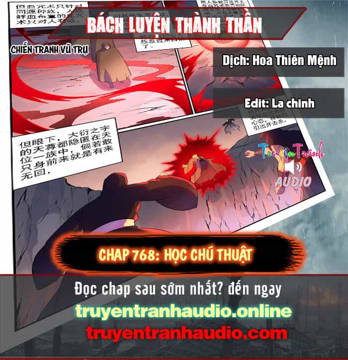 Bách Luyện Thành Thần - Chương 768 - ảnh 1