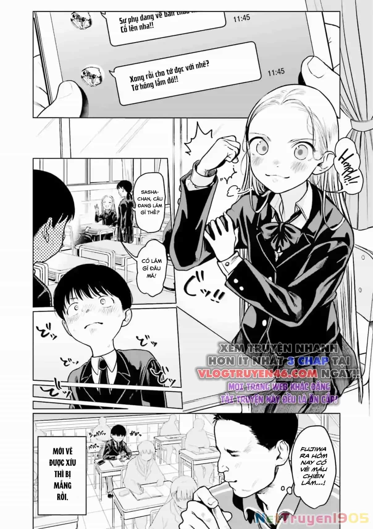 Bé Sơ Trung Sasha Và Thằng Bạn Otaku Cùng Lớp - Chương 23 - ảnh 4