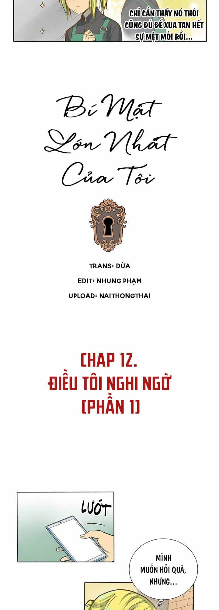 Bí Mật Sâu Sắc Nhất Của Tôi - Chương 12 - ảnh 4