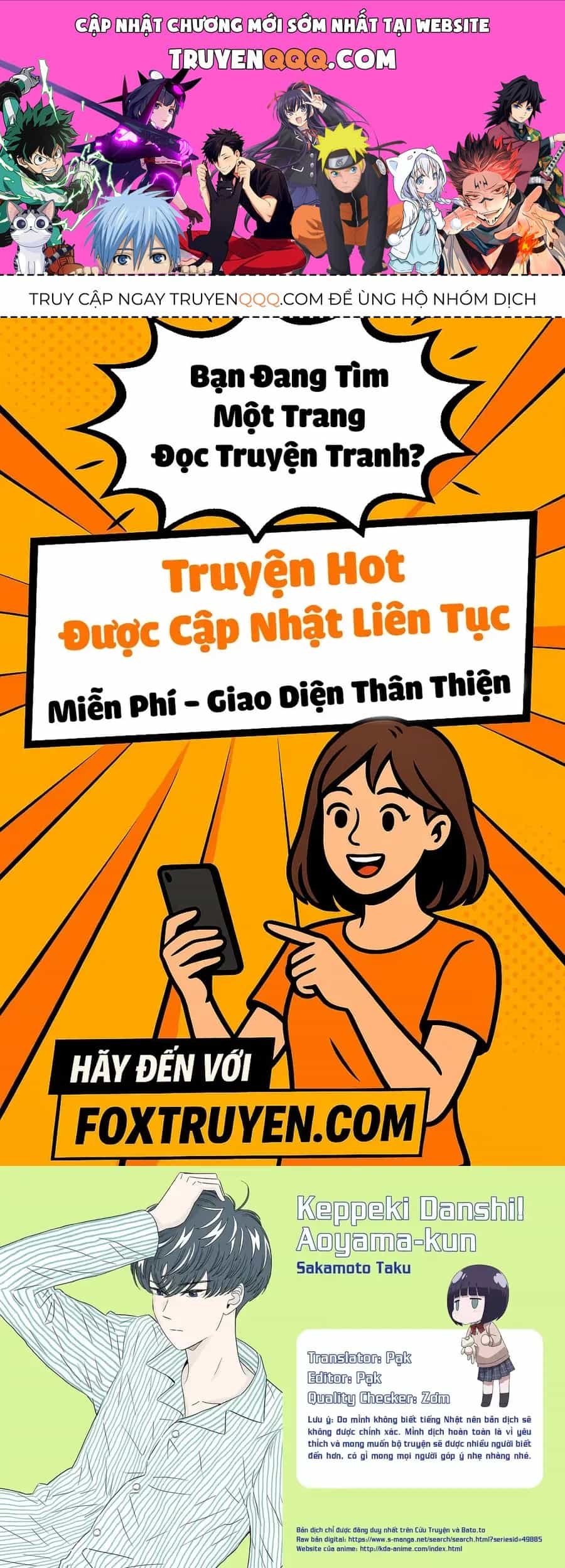 Chàng Trai Sạch Sẽ! Aoyama-Kun - Chương 63 - ảnh 1