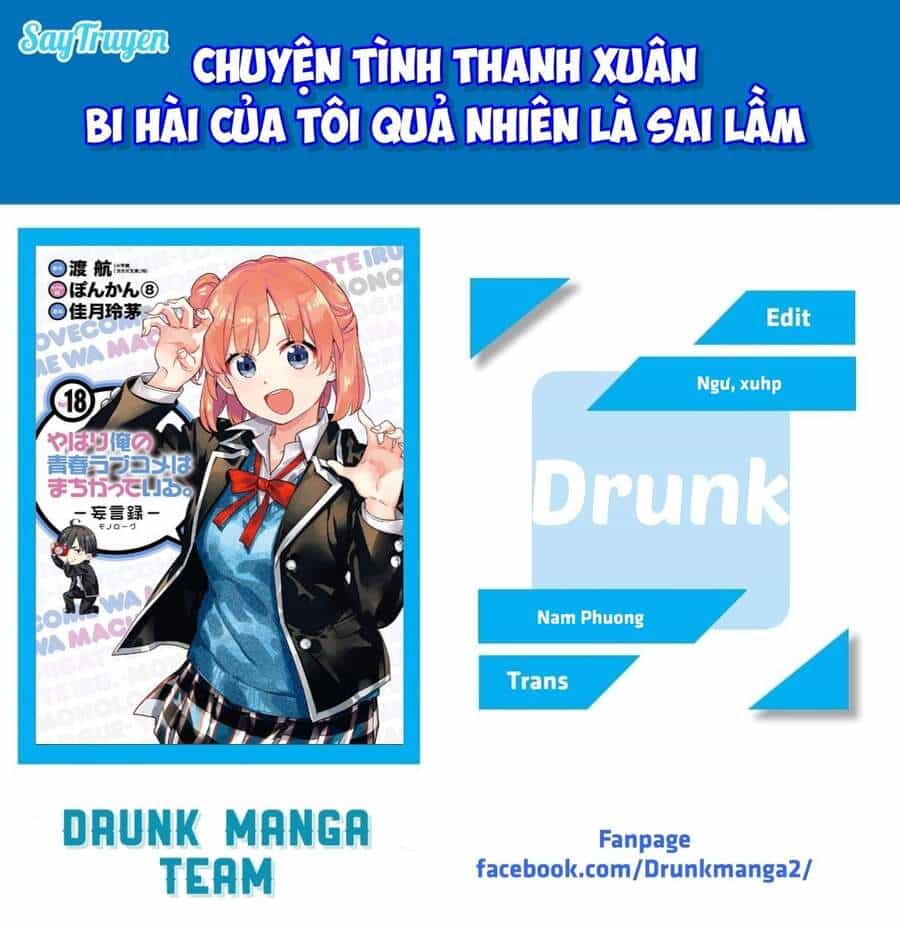 Chuyện Tình Thanh Xuân Bi Hài Của Tôi Quả Nhiên Là Sai Lầm - Chương 89 - ảnh 2