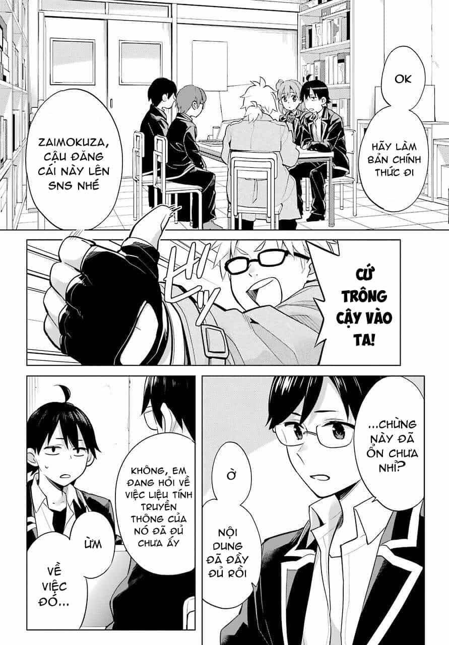 Chuyện Tình Thanh Xuân Bi Hài Của Tôi Quả Nhiên Là Sai Lầm - Chương 90 - ảnh 14