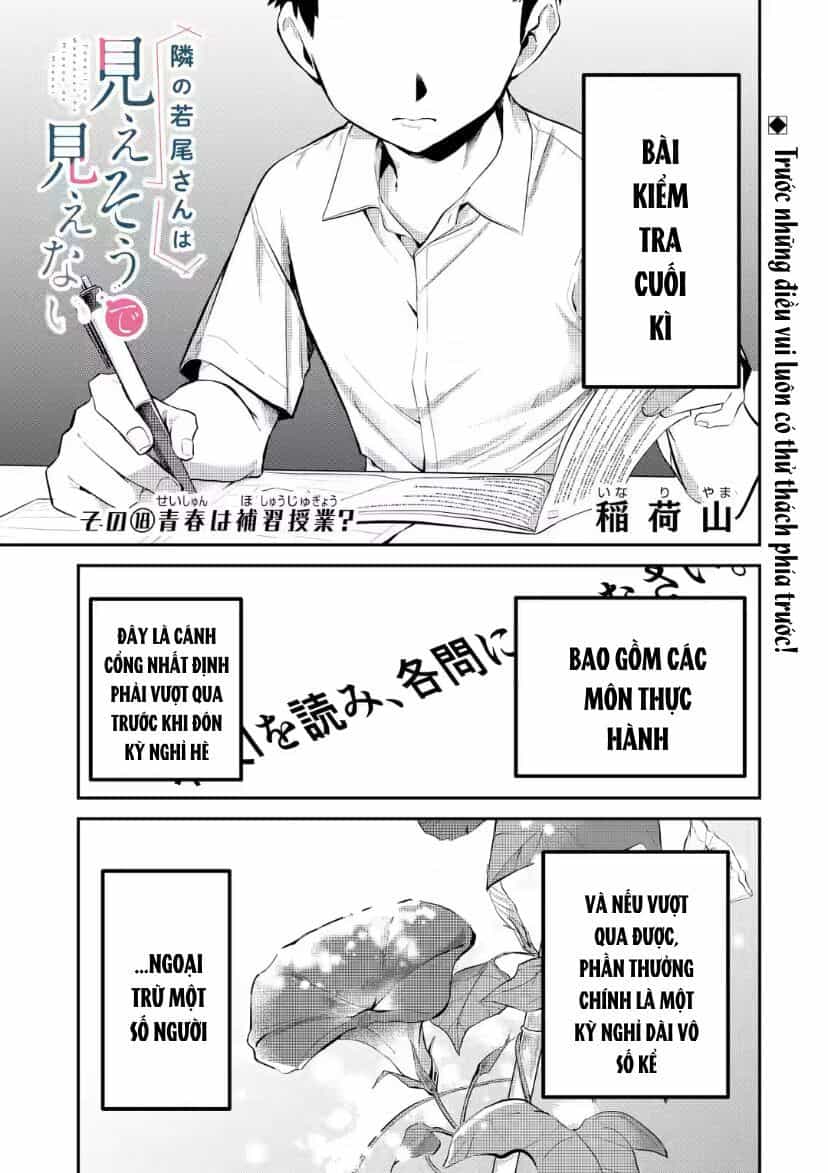 Cô Bạn Wakao-San Bàn Bên Có Vẻ Nhìn Thấy Gương Mặt Của Tôi Nhưng Tôi Thì Không - Chương 18 - ảnh 2