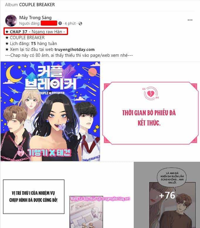 Couple Breaker - Chương 37.1 - ảnh 1