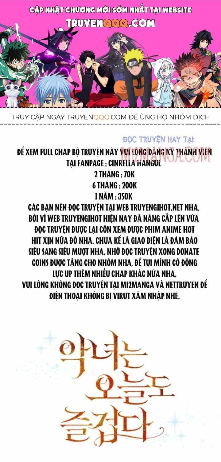 Cuộc Sống Vui Vẻ Của Ác Nữ - Chương 35 - ảnh 1