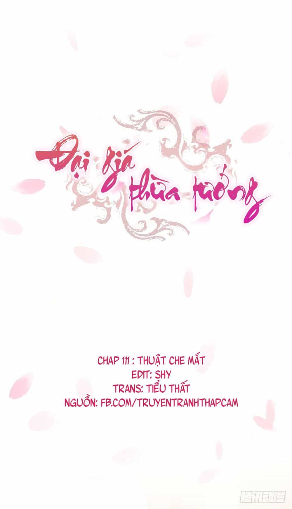 Đại Giá Thừa Tướng - Chương 111 - ảnh 1