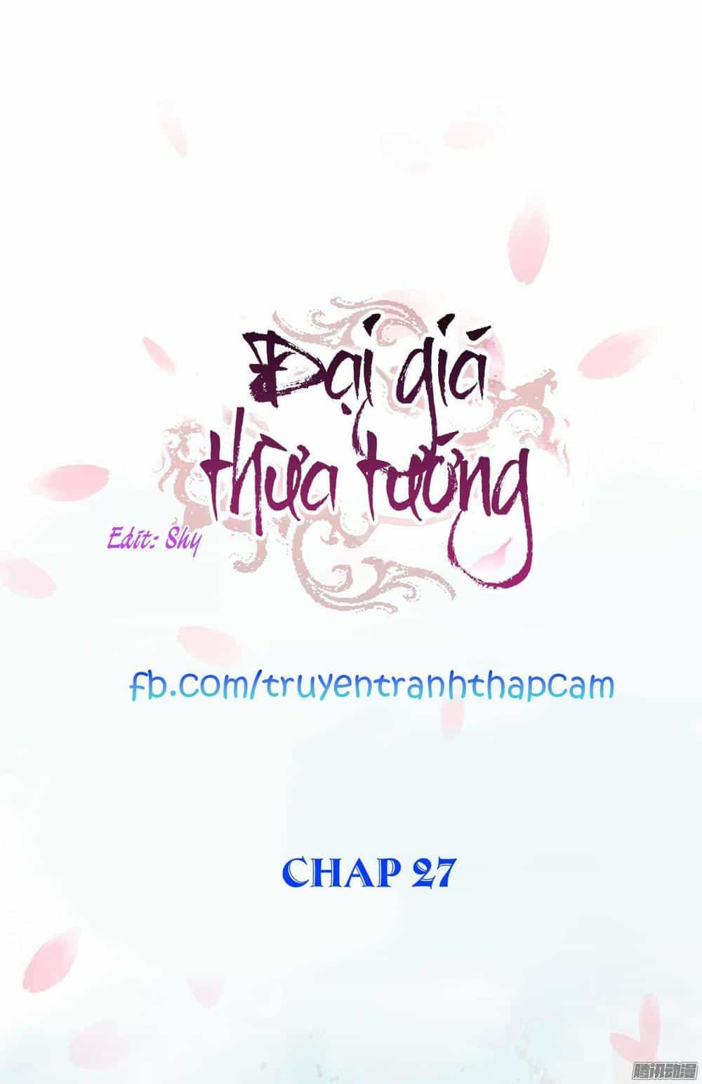 Đại Giá Thừa Tướng - Chương 27 - ảnh 1