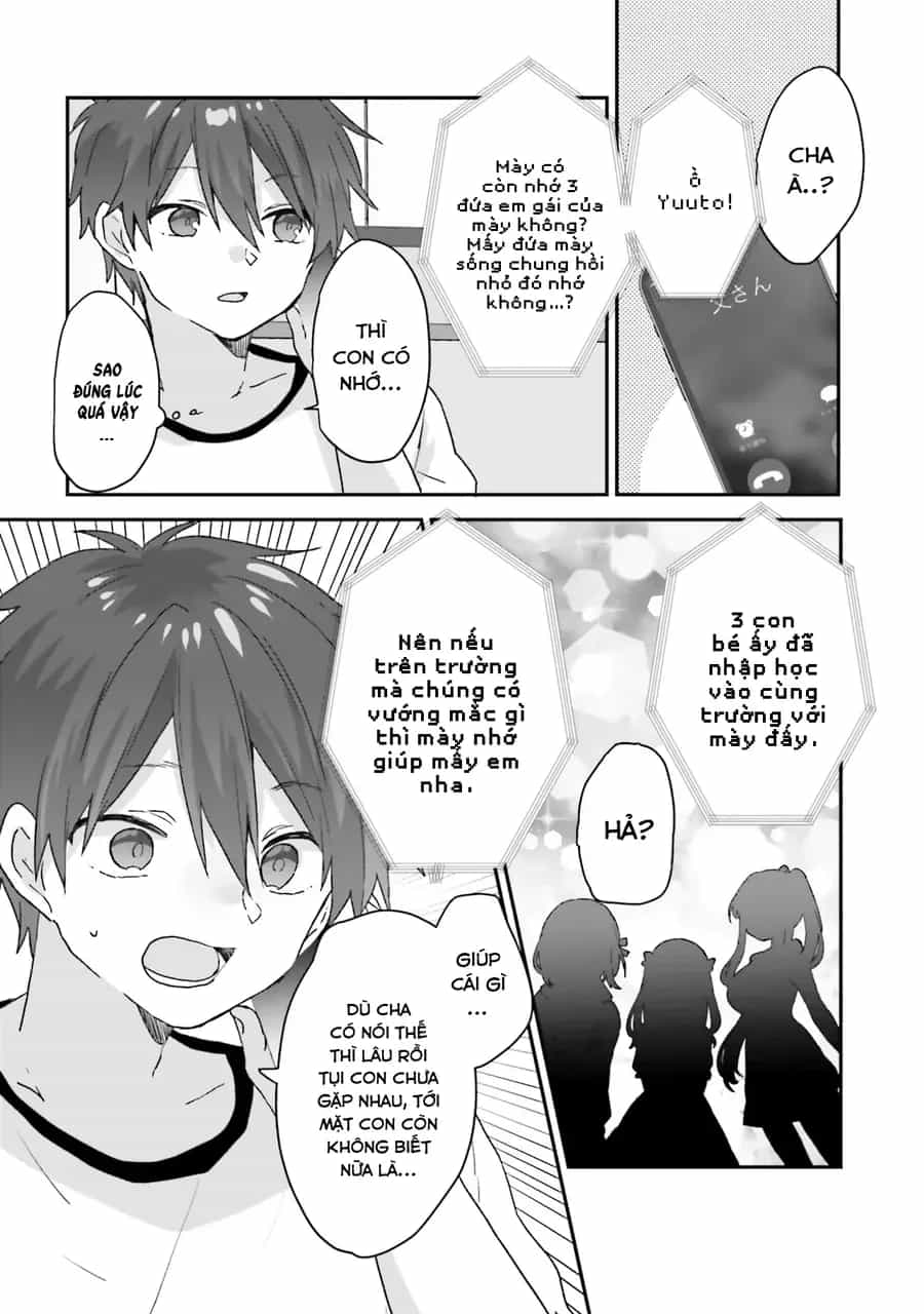 Daigaku Nyuugakuji Kara Uwasa Sareteita Bishoujo San Shimai, Ikiwakareteita Gimai Datta. - Chương 1 - ảnh 32