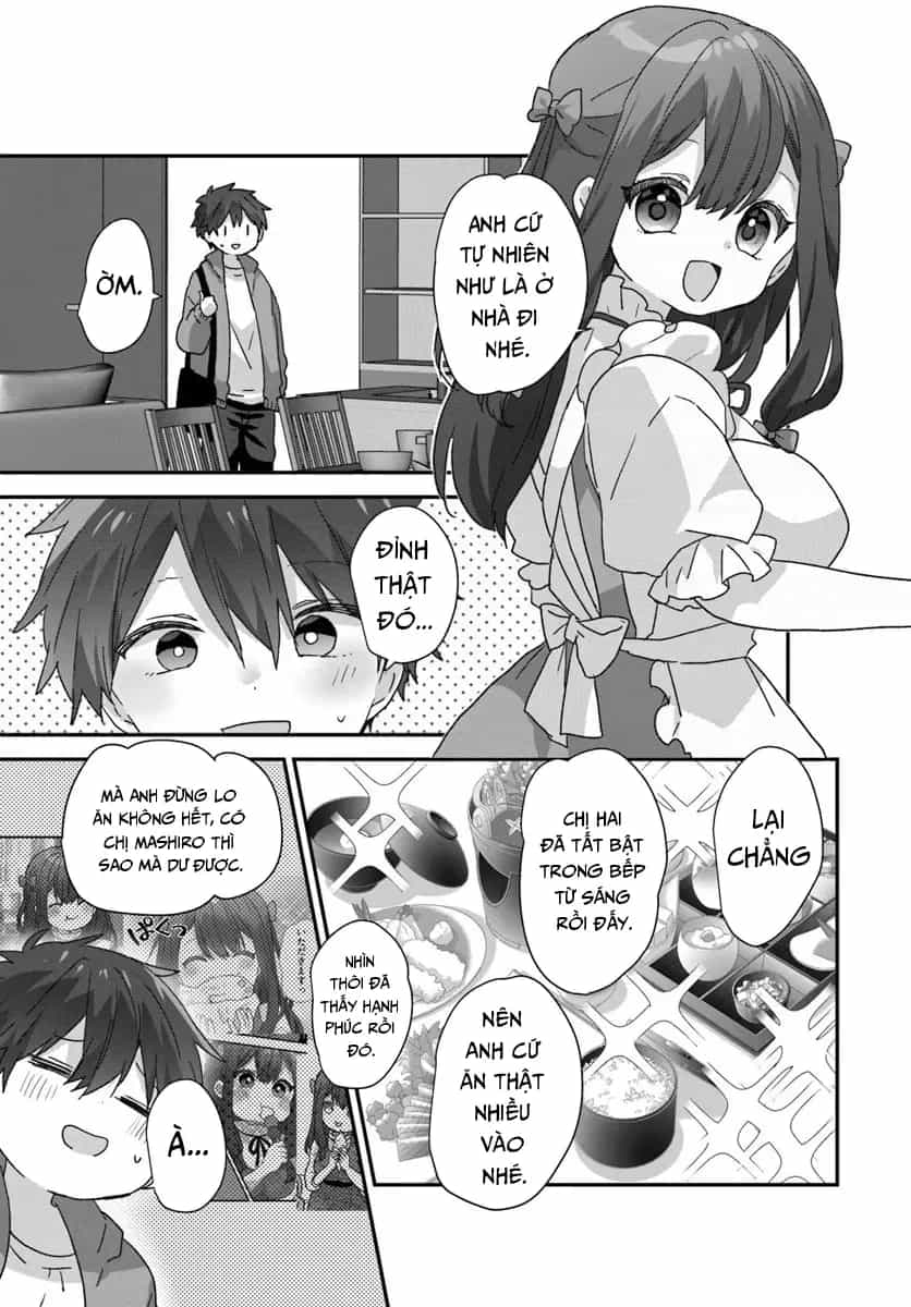 Daigaku Nyuugakuji Kara Uwasa Sareteita Bishoujo San Shimai, Ikiwakareteita Gimai Datta. - Chương 11 - ảnh 6