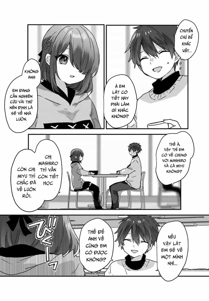 Daigaku Nyuugakuji Kara Uwasa Sareteita Bishoujo San Shimai, Ikiwakareteita Gimai Datta. - Chương 6 - ảnh 17
