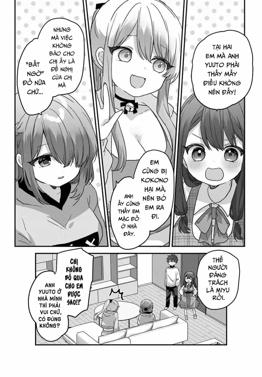 Daigaku Nyuugakuji Kara Uwasa Sareteita Bishoujo San Shimai, Ikiwakareteita Gimai Datta. - Chương 7 - ảnh 16