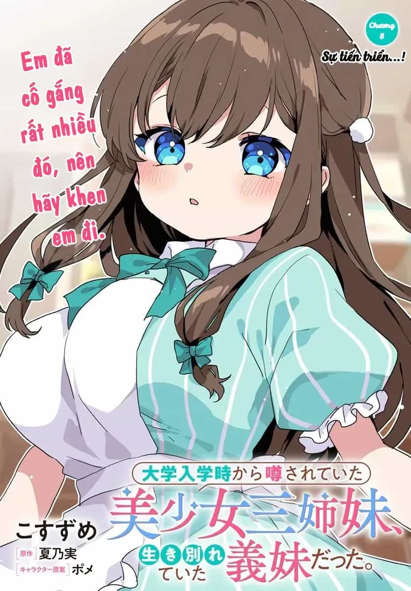 Daigaku Nyuugakuji Kara Uwasa Sareteita Bishoujo San Shimai, Ikiwakareteita Gimai Datta. - Chương 8 - ảnh 4