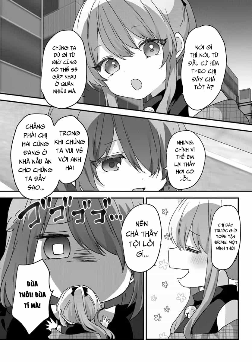 Daigaku Nyuugakuji Kara Uwasa Sareteita Bishoujo San Shimai, Ikiwakareteita Gimai Datta. - Chương 9 - ảnh 21