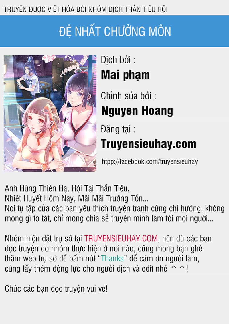 Đệ Nhất Chưởng Môn - Chương 2 - ảnh 1
