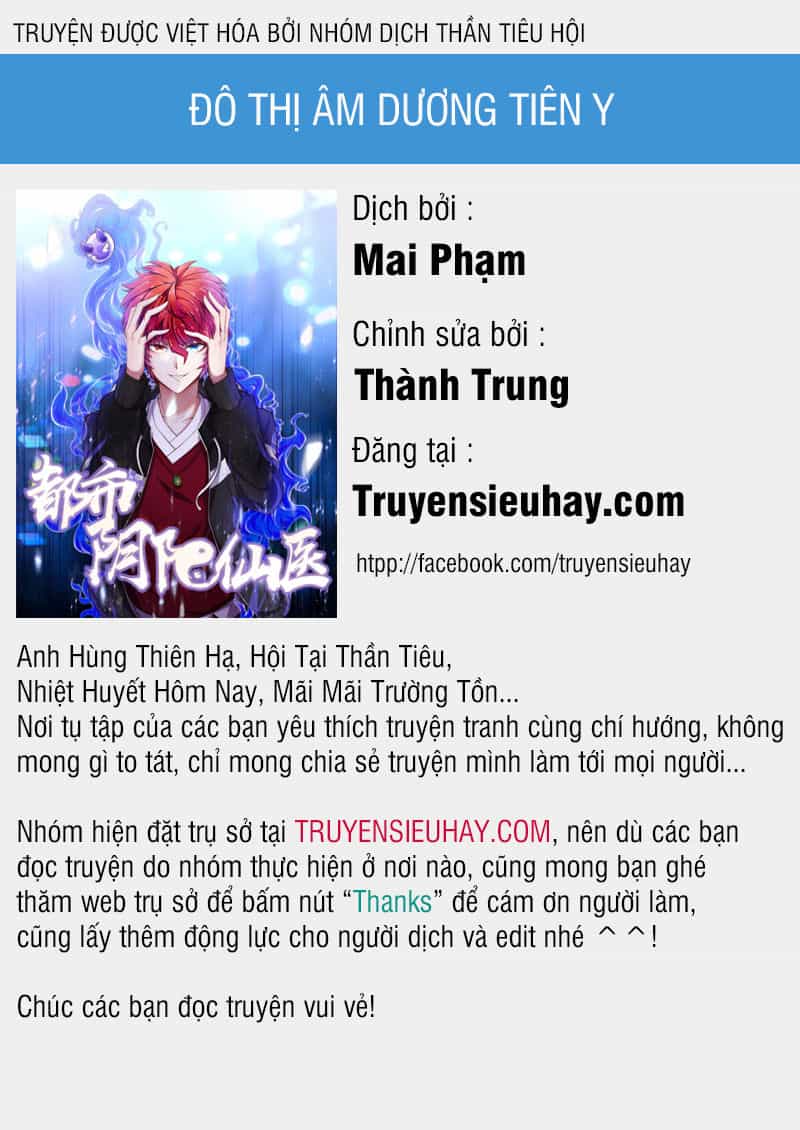 Đô Thị Âm Dương Tiên Y - Chương 14 - ảnh 1