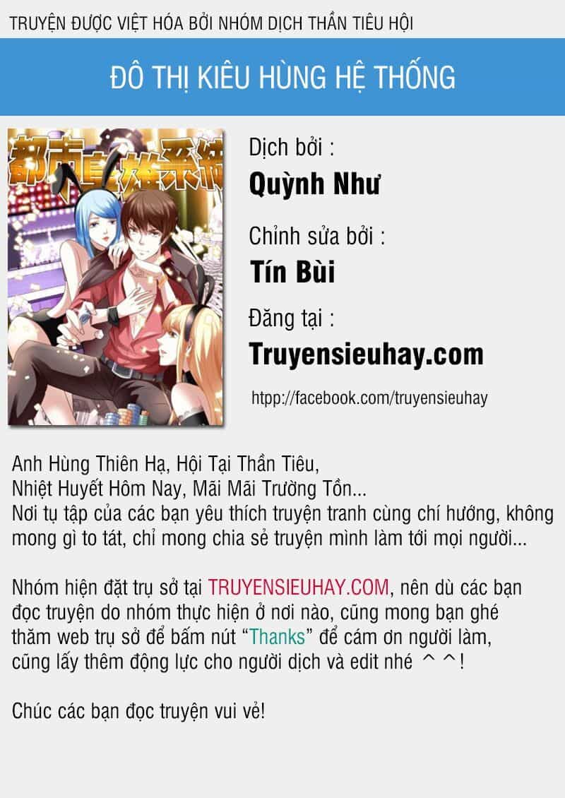 Đô Thị Kiêu Hùng Hệ Thống - Chương 232 - ảnh 1