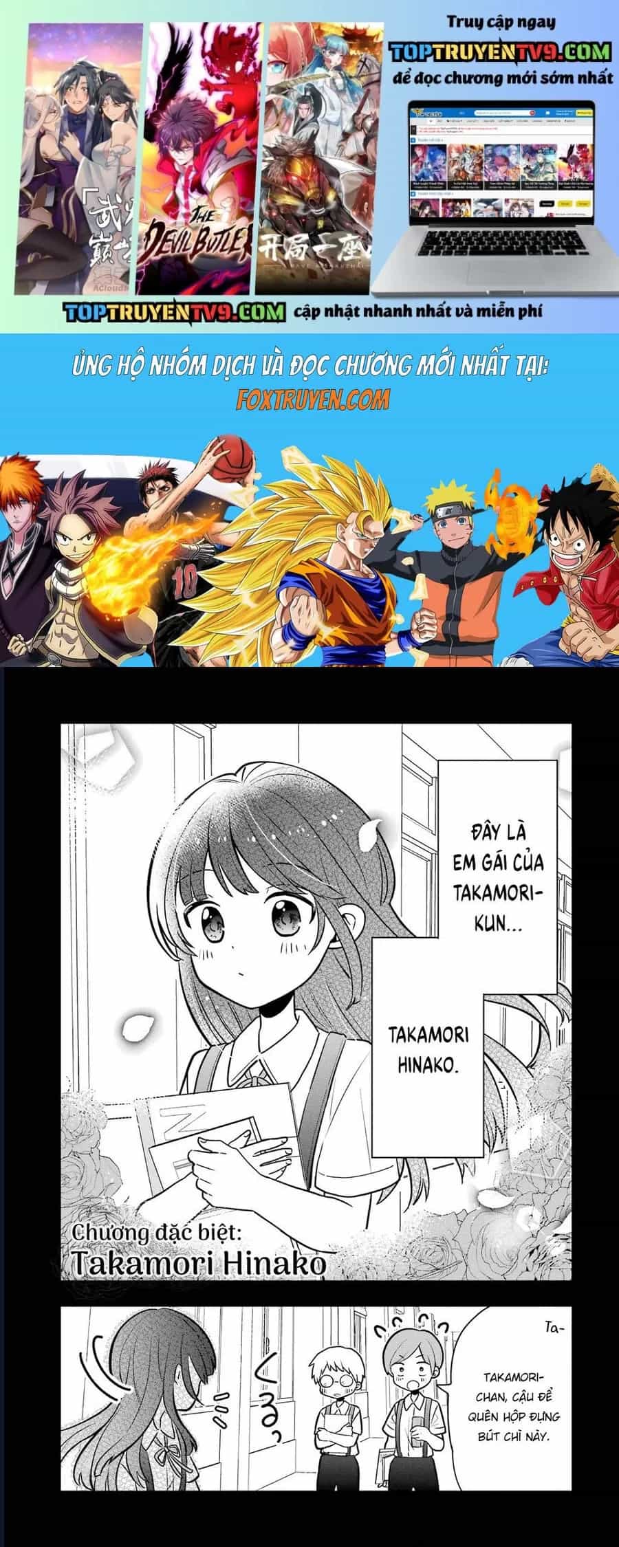 Đừng Nghĩ Thế Nữa Mà, Takamori-Kun! - Chương 8.5 - ảnh 2