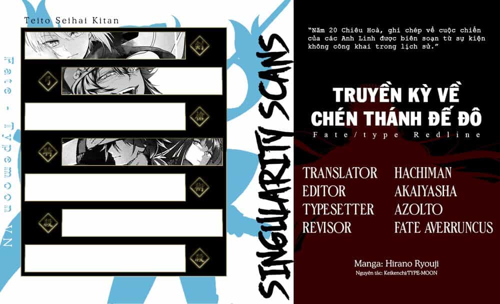 Fate/Type Redline - Truyền Kỳ Về Chén Thánh Đế Đô - Chương 8 - ảnh 1