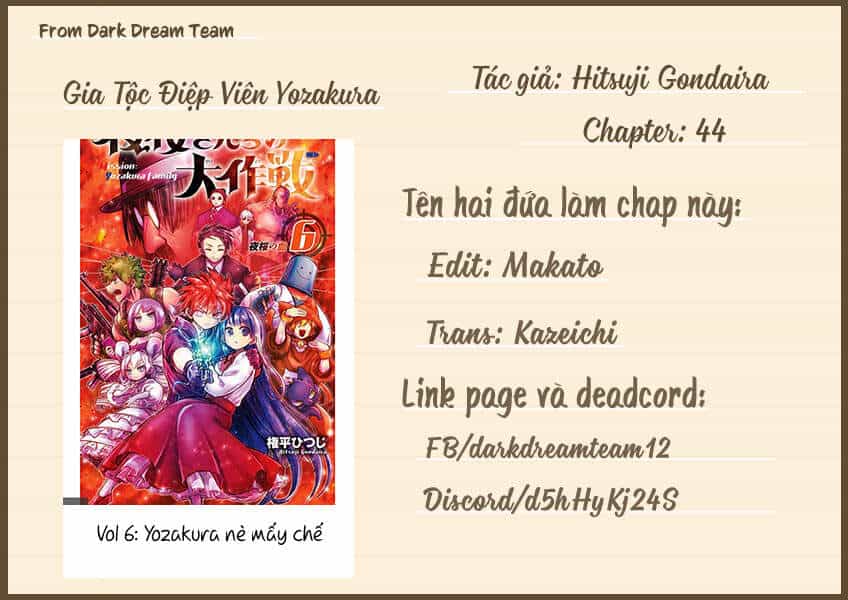 Gia Tộc Điệp Viên Yozakura - Chương 44 - ảnh 1