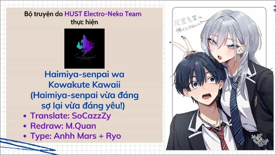 Haimiya-Senpai Wa Kowakute Kawaii - Chương 29.1 - ảnh 2