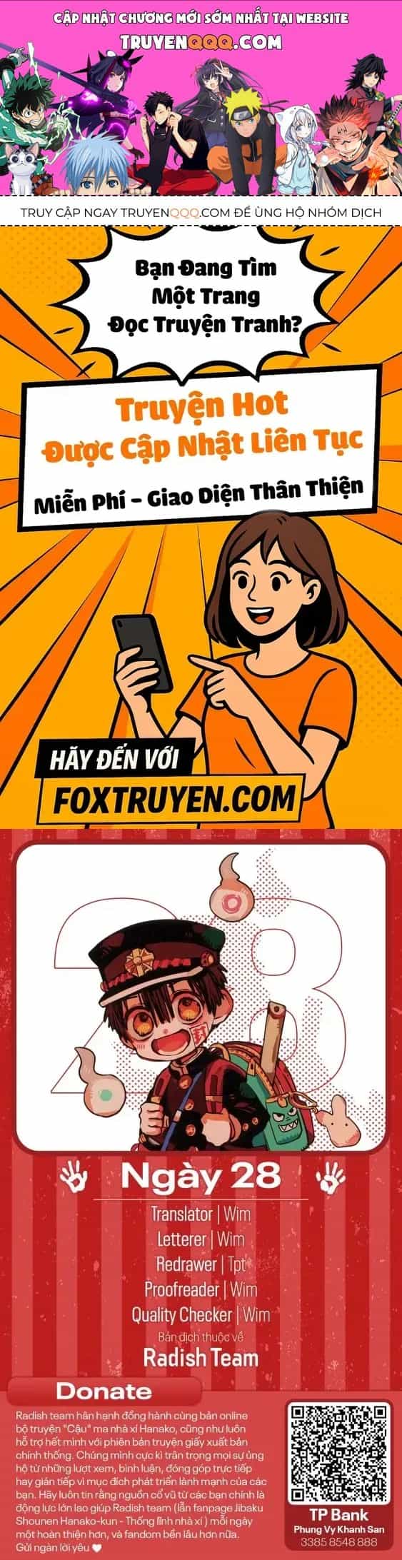 Hanako-Kun Sau Giờ Học - Chương 28 - ảnh 1