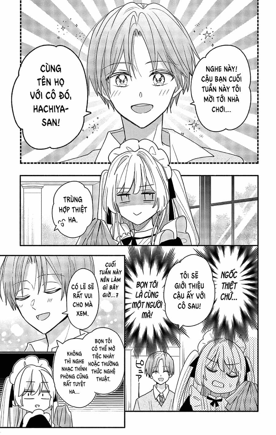 Hầu Gái Hachiya-Kun Biết Yêu - Chương 3 - ảnh 6