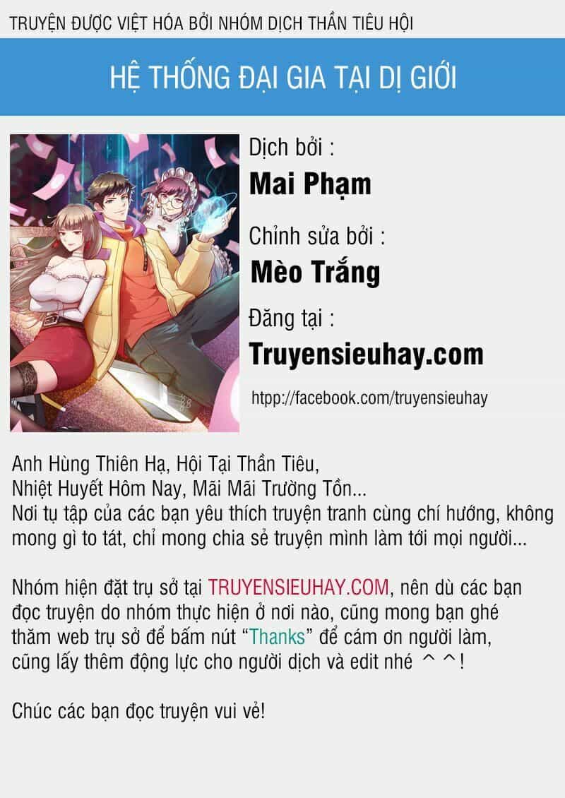 Hệ Thống Đại Gia Tại Dị Giới - Chương 7 - ảnh 1