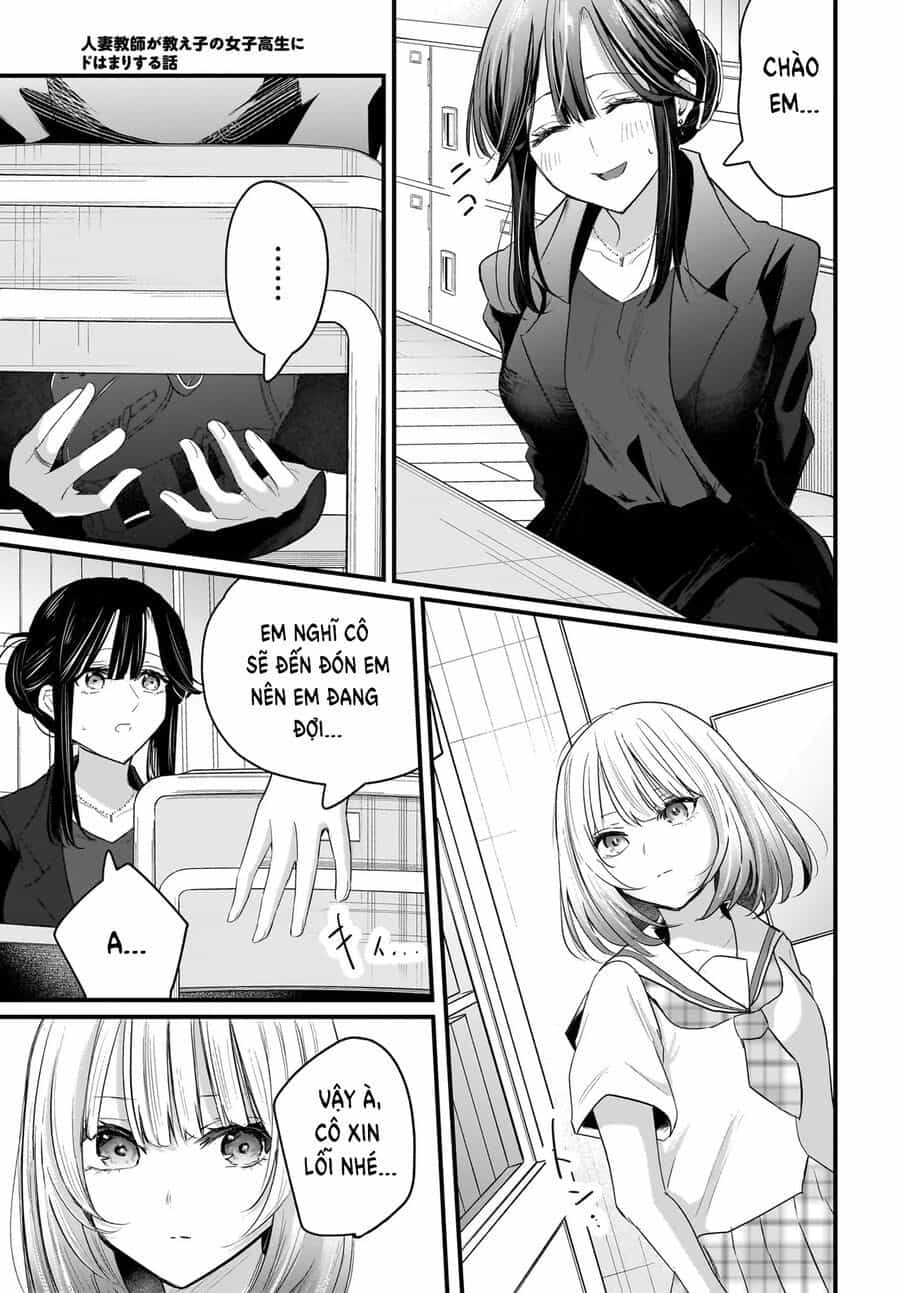 Hitodzuma Kyoushi Ga Oshiego No Joshi Koukousei Ni Do Hamari Suru Hanashi - Chương 1.2 - ảnh 19