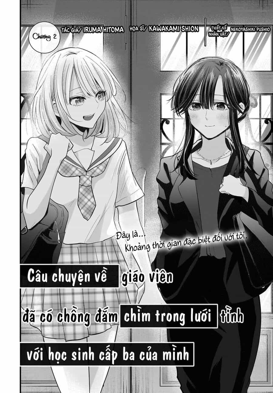 Hitodzuma Kyoushi Ga Oshiego No Joshi Koukousei Ni Do Hamari Suru Hanashi - Chương 2 - ảnh 2