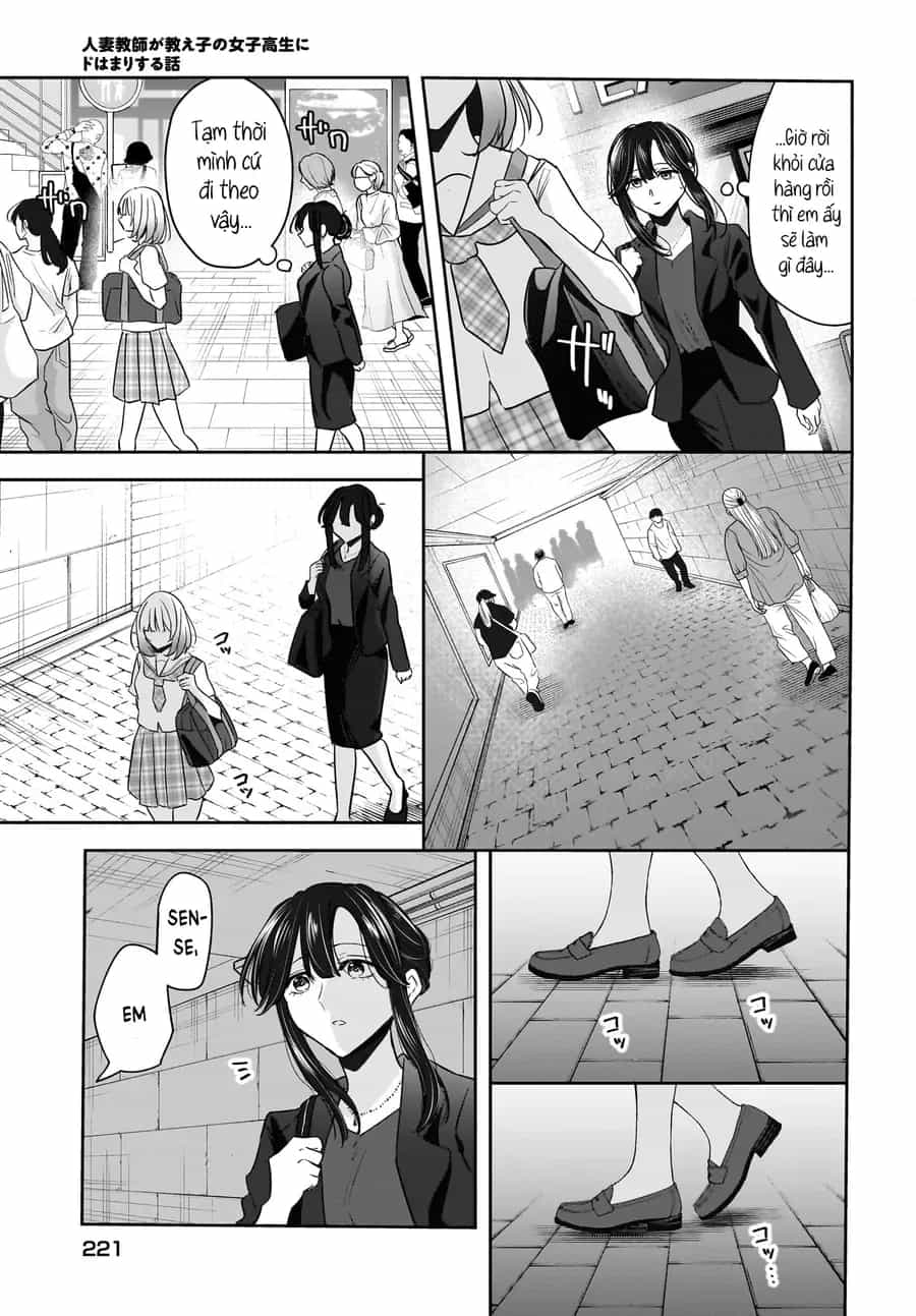 Hitodzuma Kyoushi Ga Oshiego No Joshi Koukousei Ni Do Hamari Suru Hanashi - Chương 7 - ảnh 17