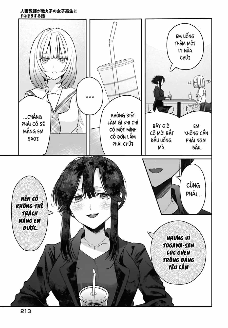Hitodzuma Kyoushi Ga Oshiego No Joshi Koukousei Ni Do Hamari Suru Hanashi - Chương 7 - ảnh 9