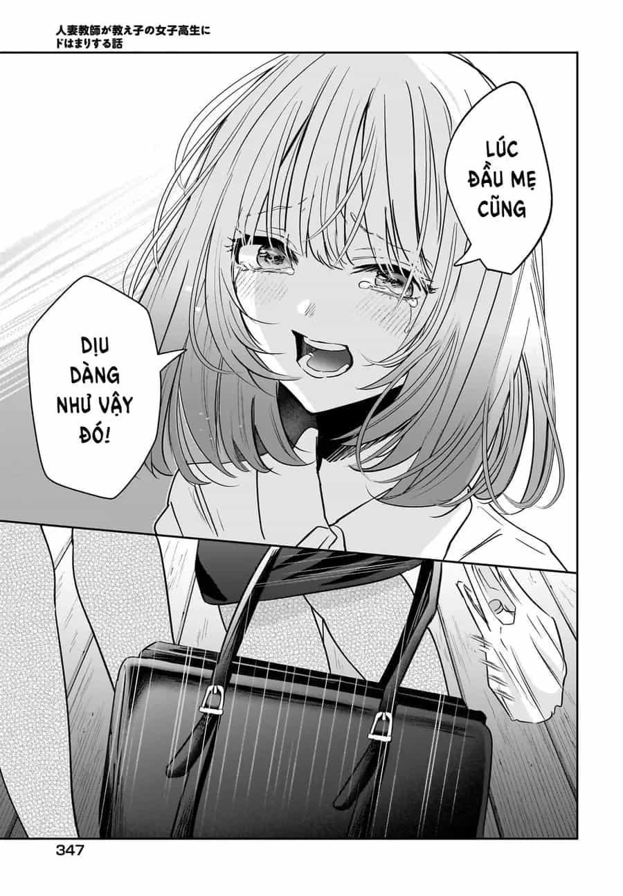 Hitodzuma Kyoushi Ga Oshiego No Joshi Koukousei Ni Do Hamari Suru Hanashi - Chương 8 - ảnh 7