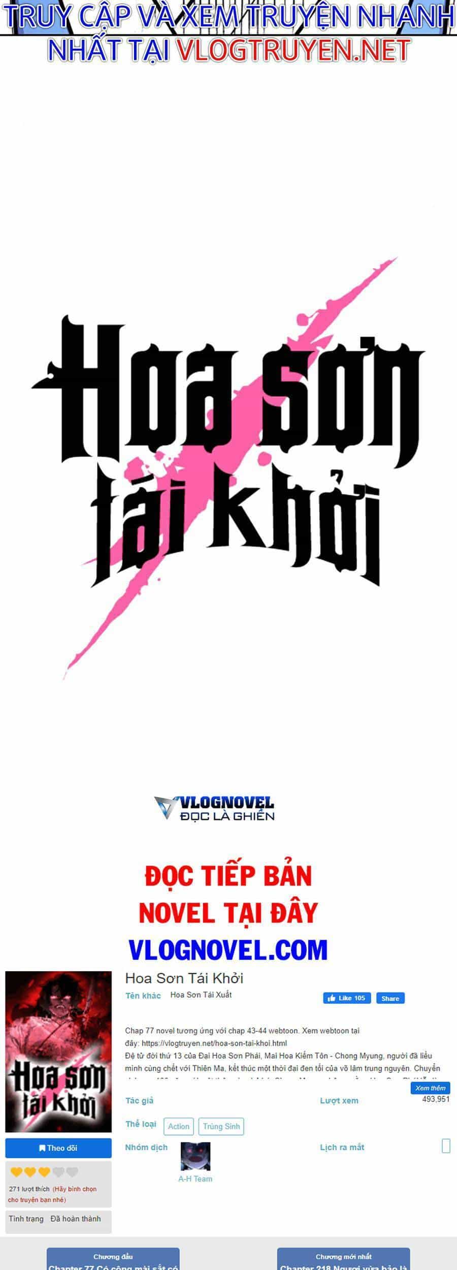 Hoa Sơn Tái Khởi - Chương 53 - ảnh 94