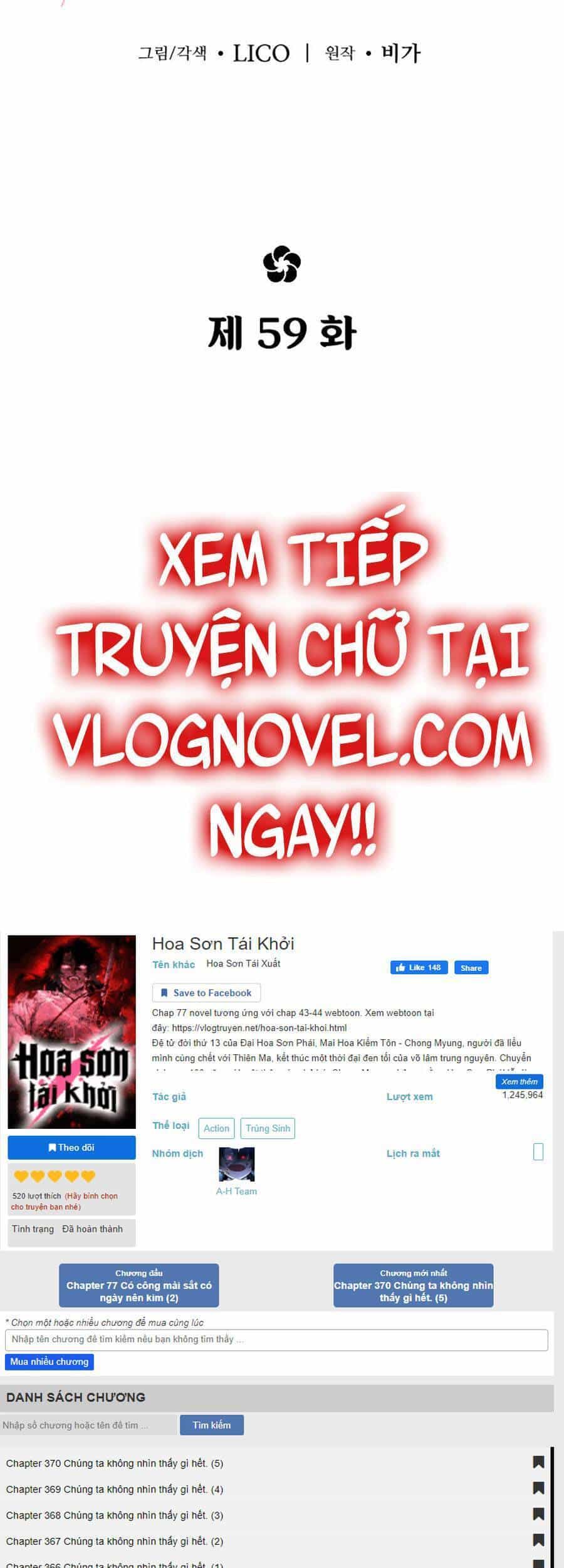 Hoa Sơn Tái Khởi - Chương 59 - ảnh 57