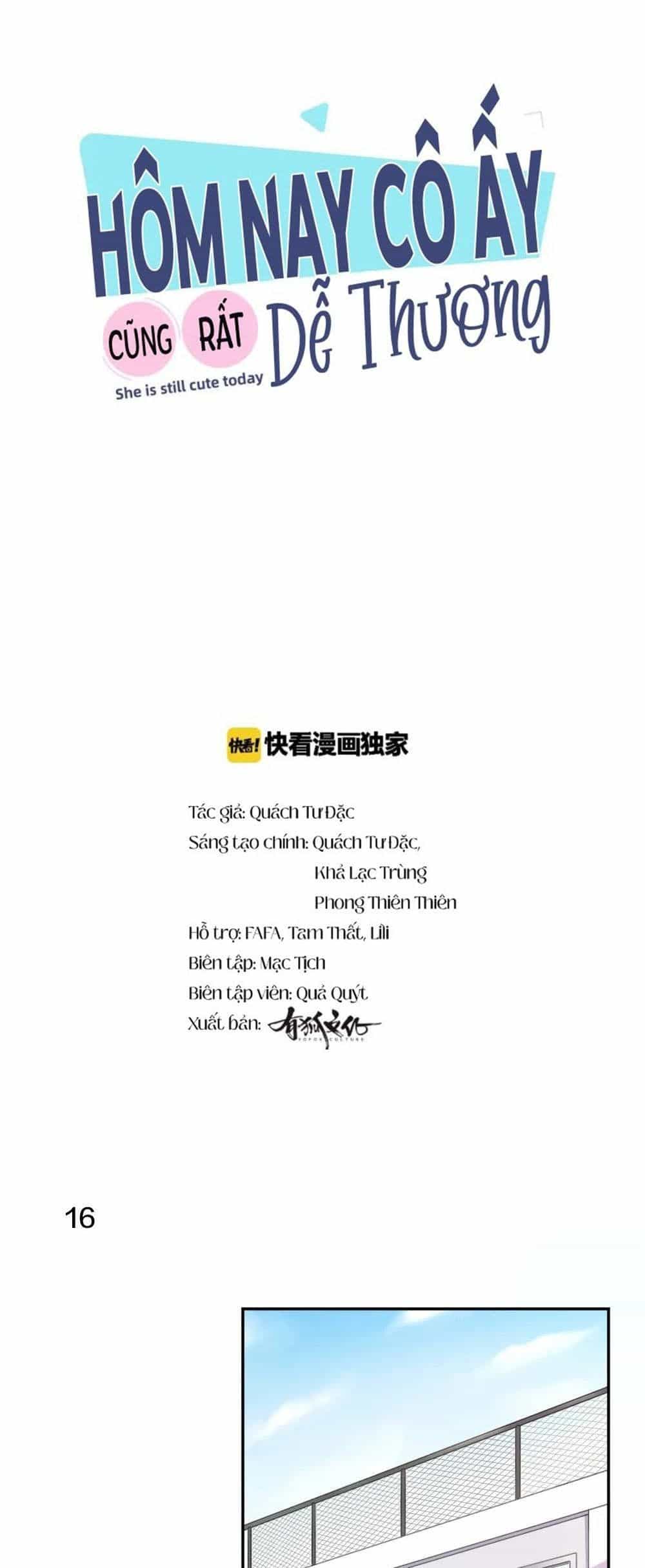 Hôm Nay Cô Ấy Cũng Rất Dễ Thương - Chương 6 - ảnh 2