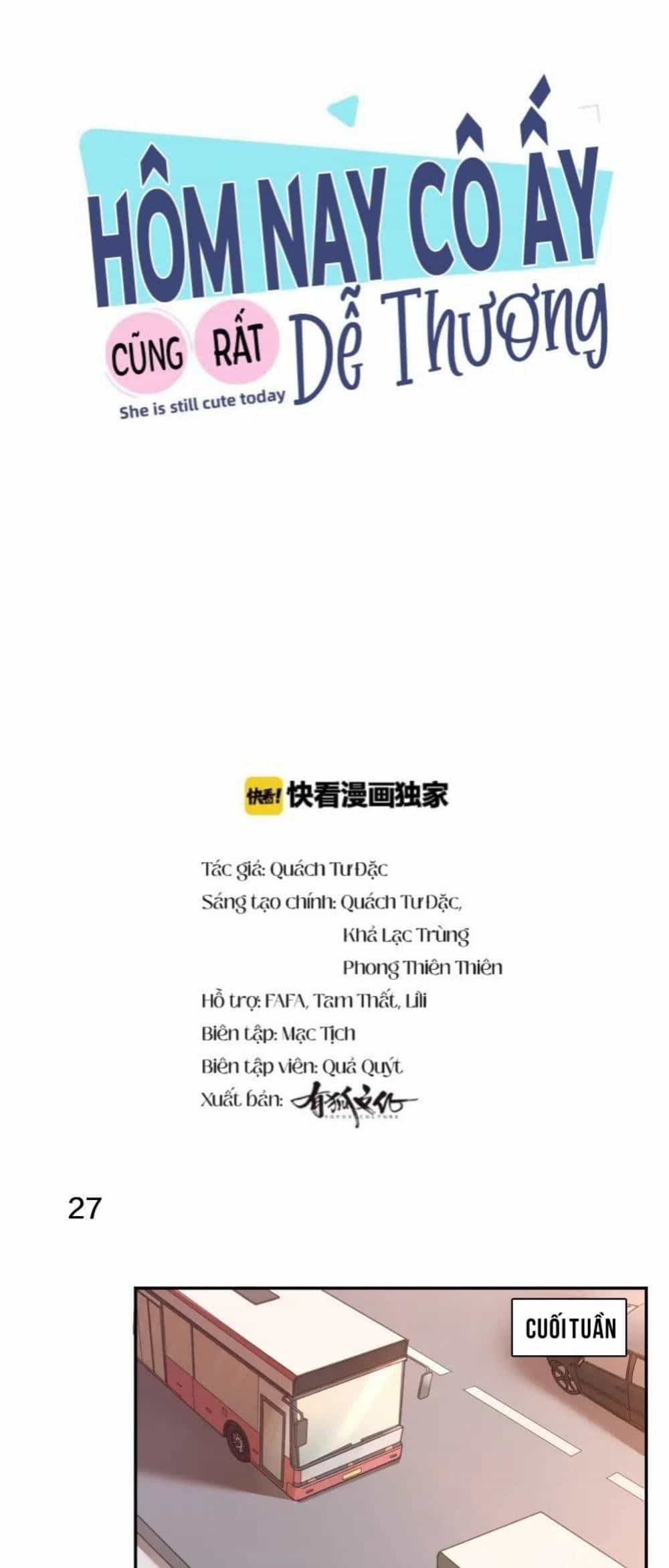 Hôm Nay Cô Ấy Cũng Rất Dễ Thương - Chương 9 - ảnh 2