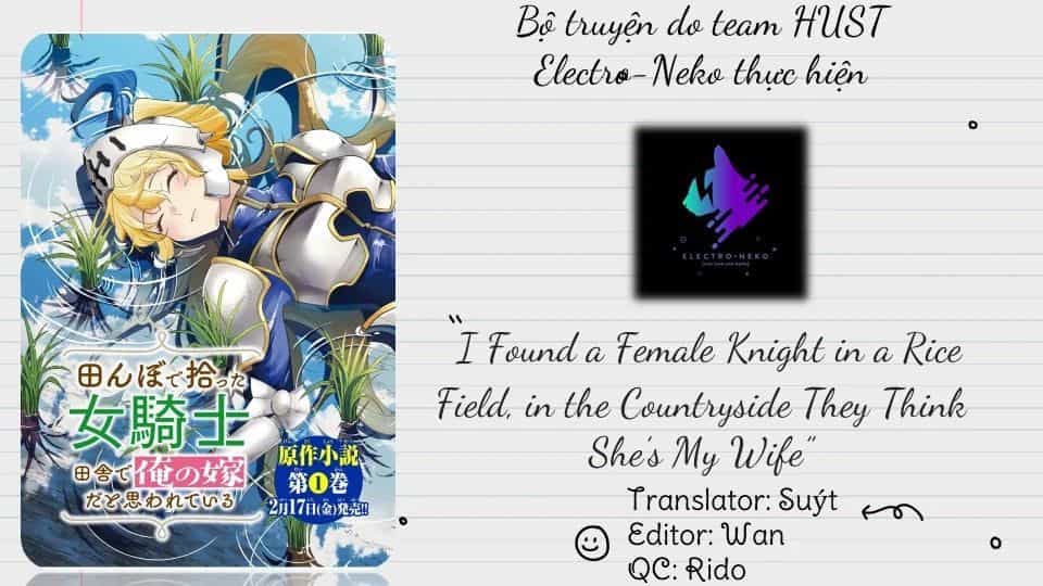 I Found A Female Knight In A Rice Field, In The Countryside They Think She’s My Wife - Chương 41 - ảnh 2