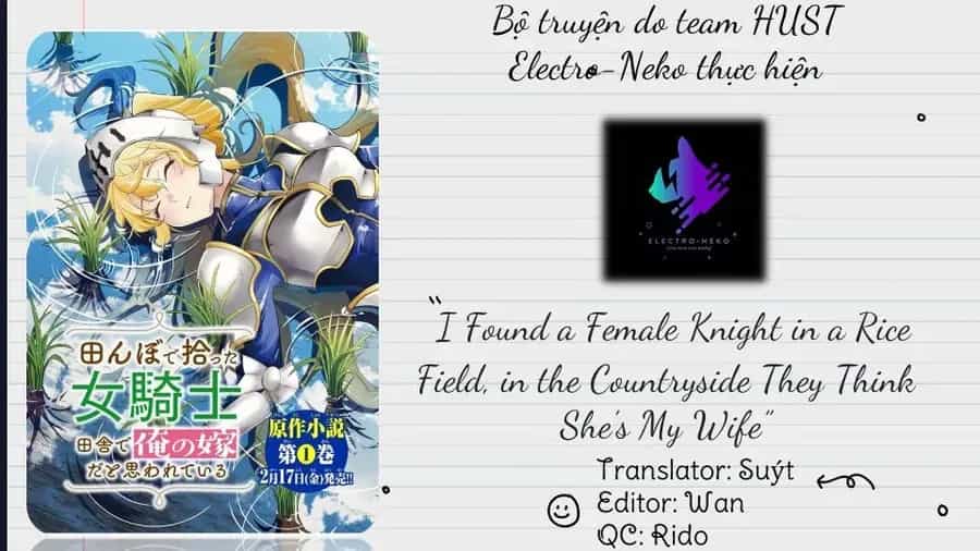 I Found A Female Knight In A Rice Field, In The Countryside They Think She’s My Wife - Chương 46 - ảnh 3