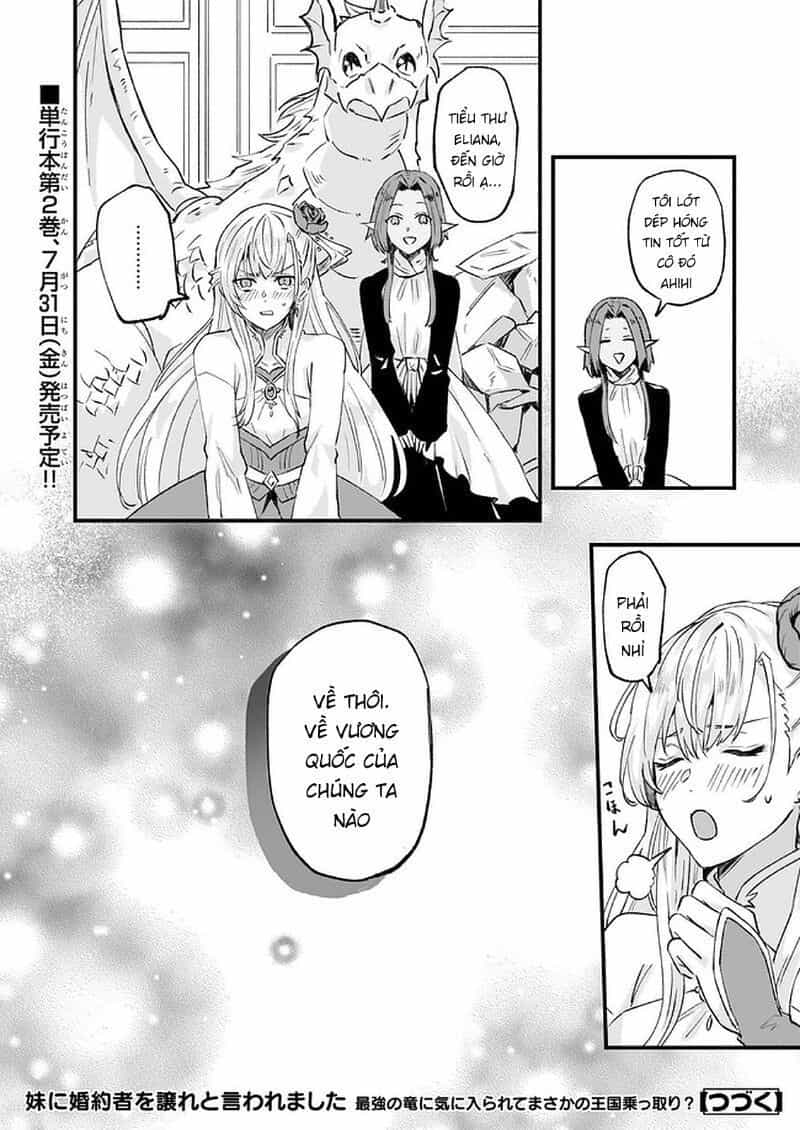 Imouto Ni Fiancee Wo Yuzure To Iwaremashita, Saikyou No Ryuu Ni Kiniirarete Masakano Okoku Nottori? - Chương 14.2 - ảnh 32