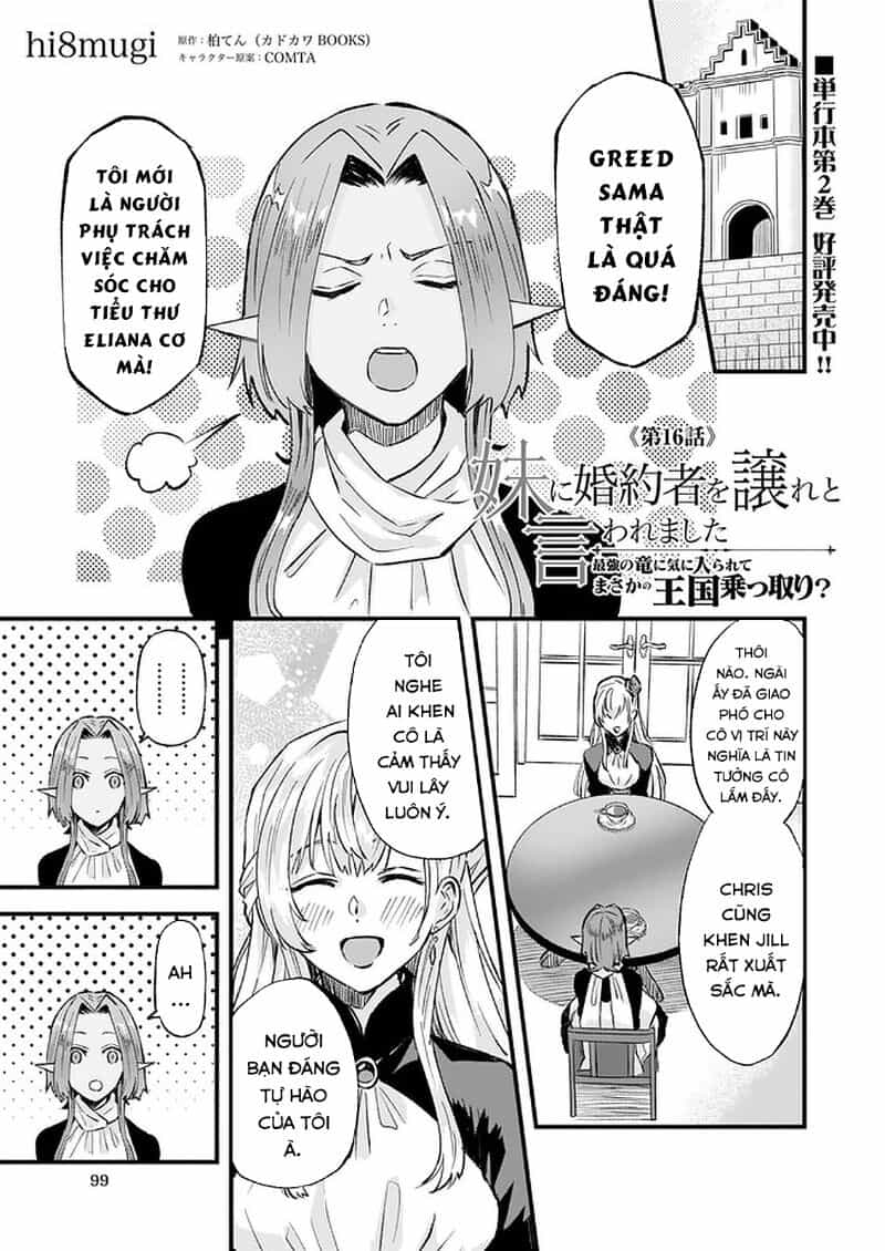 Imouto Ni Fiancee Wo Yuzure To Iwaremashita, Saikyou No Ryuu Ni Kiniirarete Masakano Okoku Nottori? - Chương 16 - ảnh 2