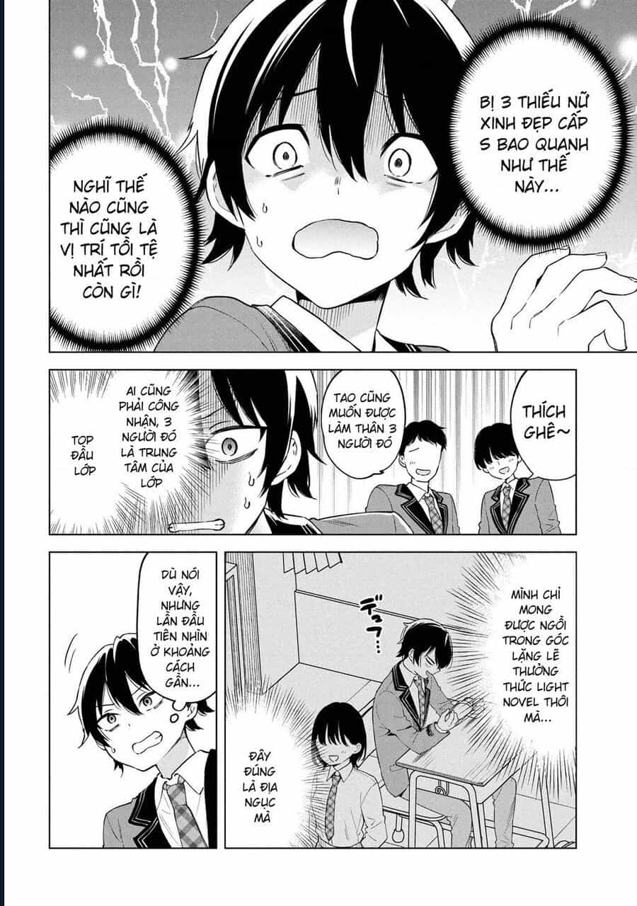 Inkya No Ore Ga Sekigae De S-Kyuu Bishoujo Ni Kakomaretara Himitsu No Kankei Ga Hajimatta - Chương 1 - ảnh 11