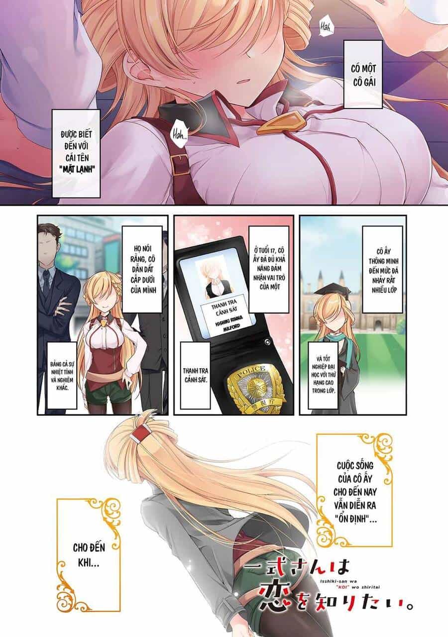 Isshiki-San Wa Koi Wo Shiritai - Chương 1 - ảnh 1