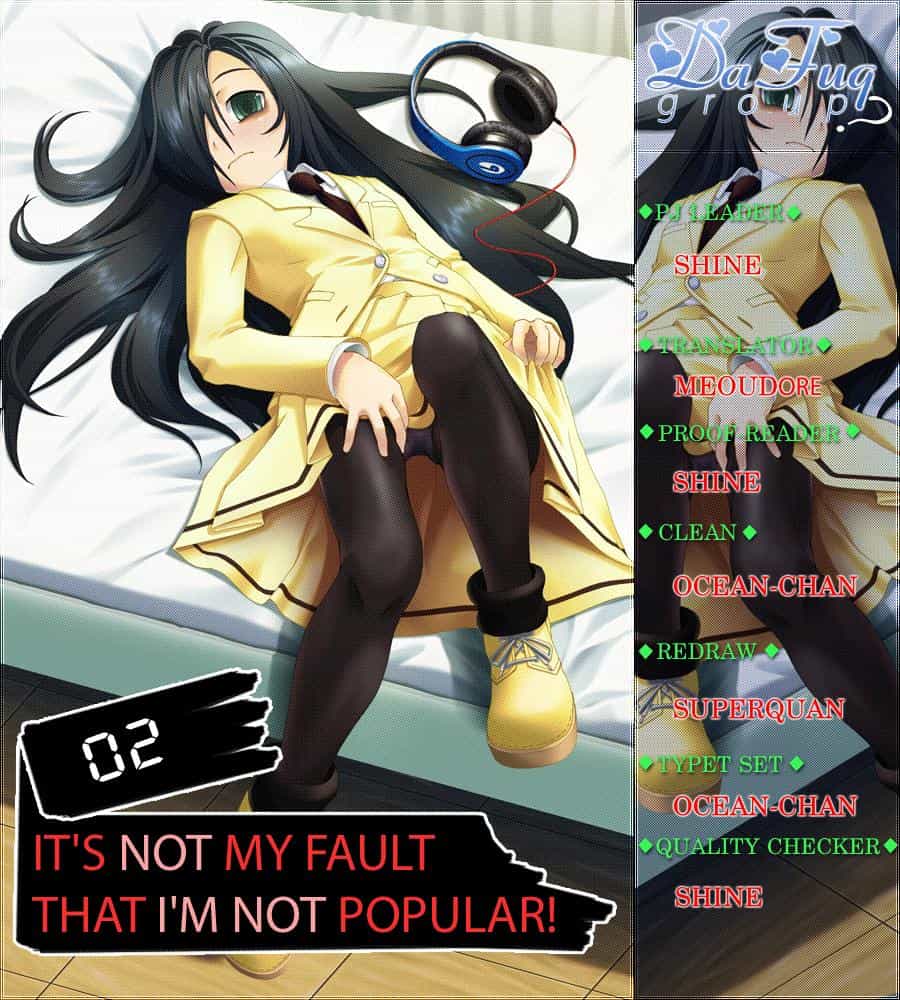 It’s Not My Fault That I’m Not Popular! - Chương 2 - ảnh 1