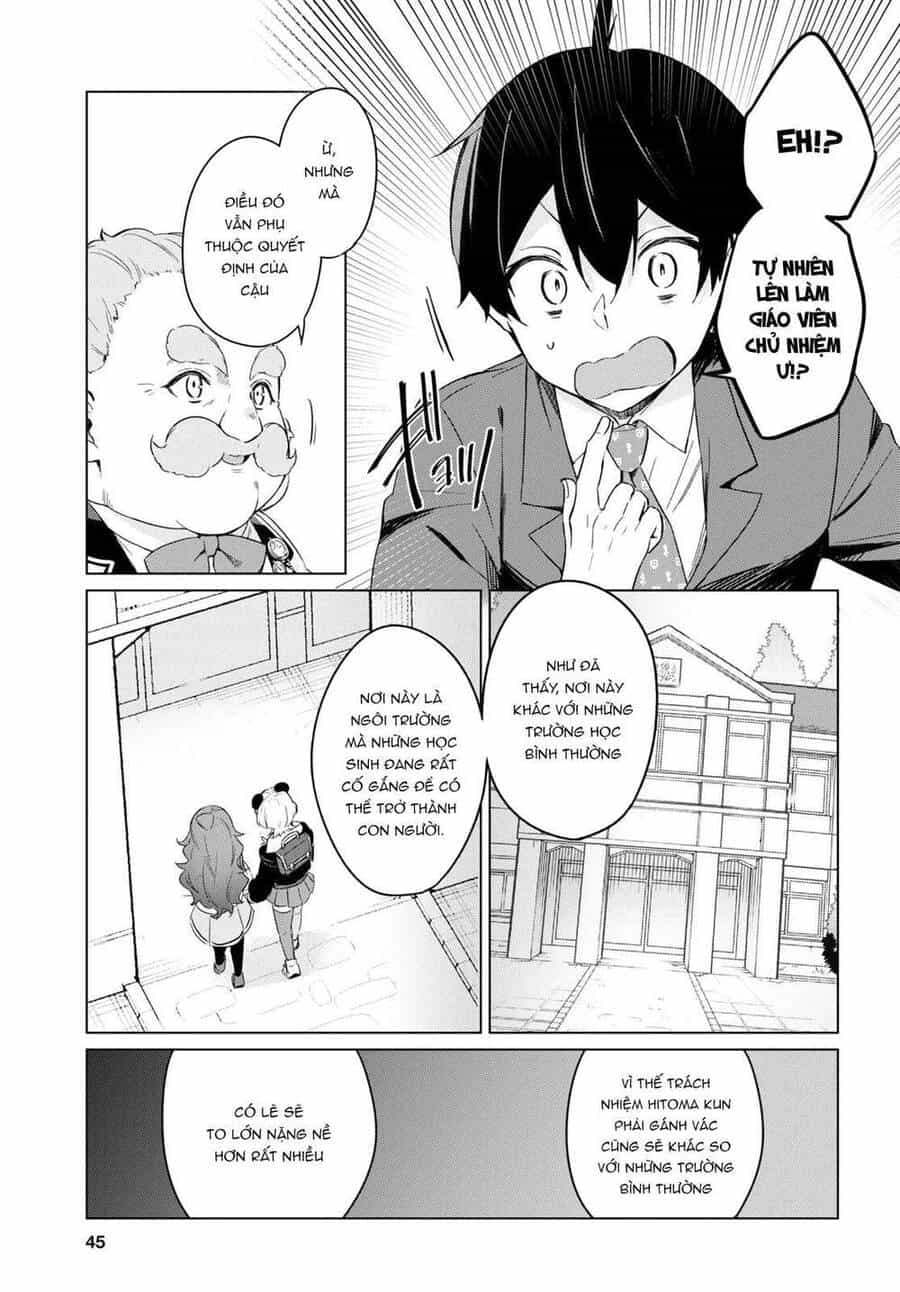 Jingai Kyoushitsu No Ningen-Girai Kyoushi: Hitoma-Sensei, Watashi-Tachi Ni Ningen O Oshiete Kuremasen Ka? - Chương 1 - ảnh 26