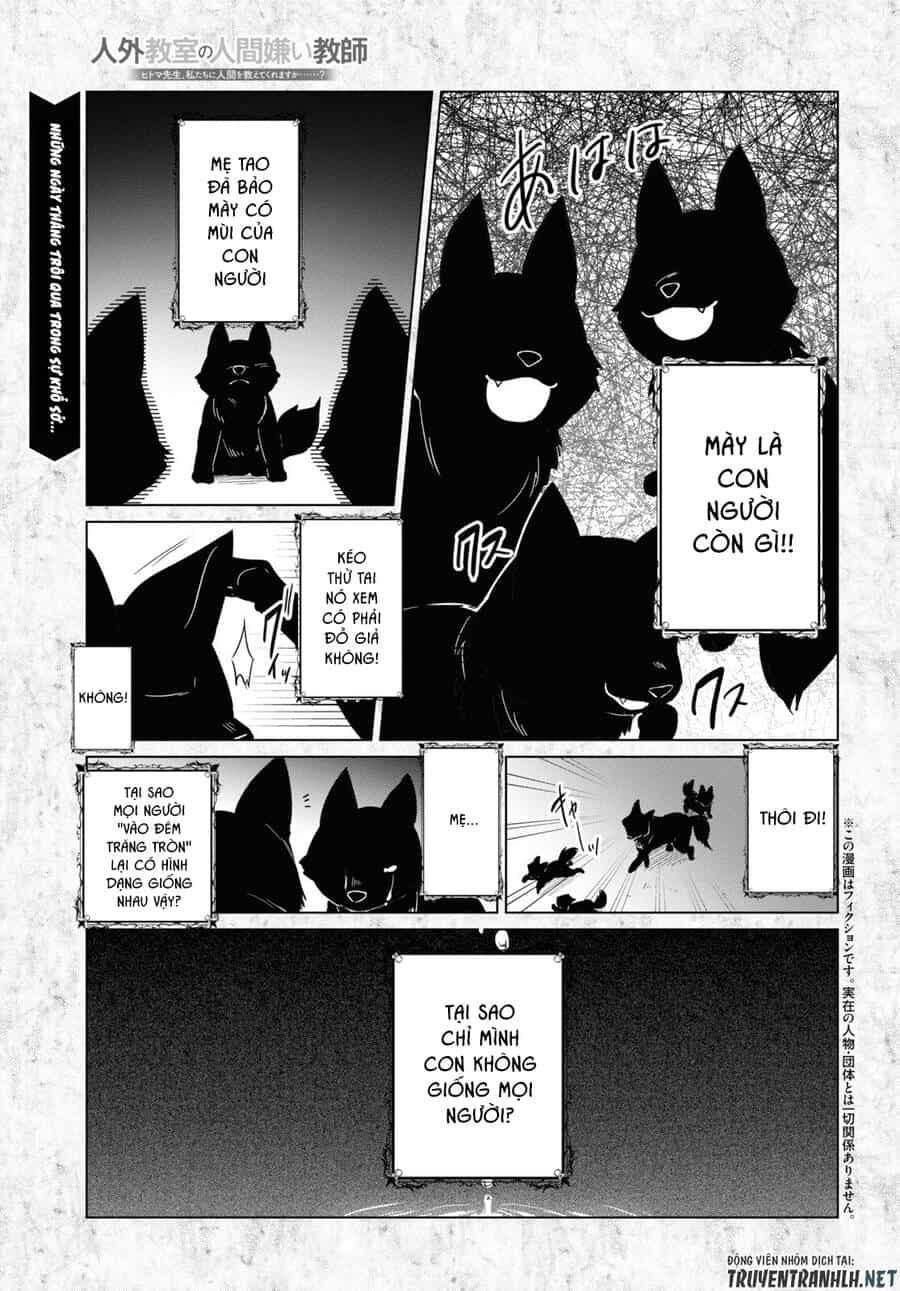 Jingai Kyoushitsu No Ningen-Girai Kyoushi: Hitoma-Sensei, Watashi-Tachi Ni Ningen O Oshiete Kuremasen Ka? - Chương 4 - ảnh 2