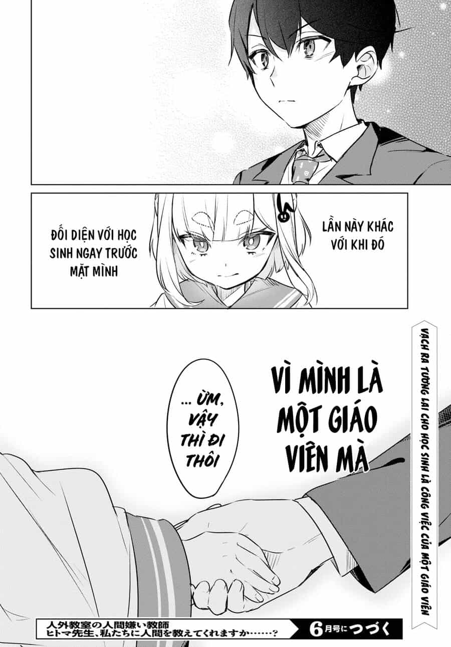 Jingai Kyoushitsu No Ningen-Girai Kyoushi: Hitoma-Sensei, Watashi-Tachi Ni Ningen O Oshiete Kuremasen Ka? - Chương 6 - ảnh 23