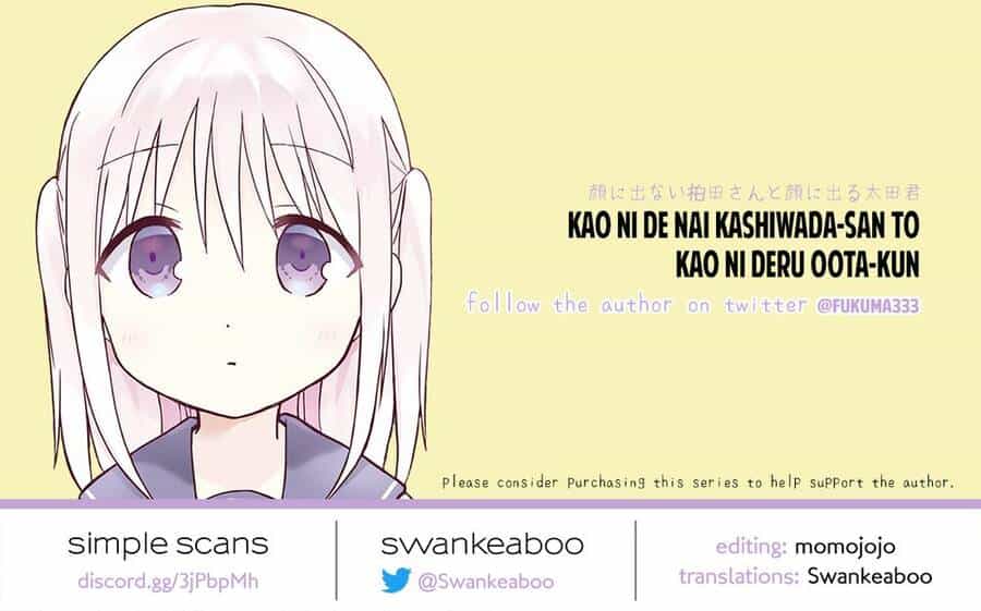 Kao Ni Denai Kashiwada-San To Kao Ni Deru Oota-Kun - Chương 25 - ảnh 12
